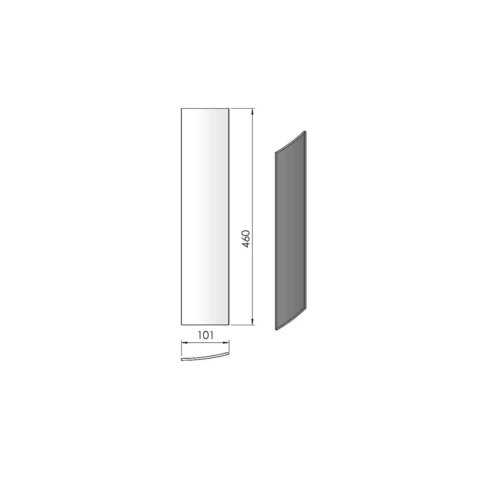 Reservedele til TT 10 serien (Reservedele: Sideglas (yderst 1 stk.))