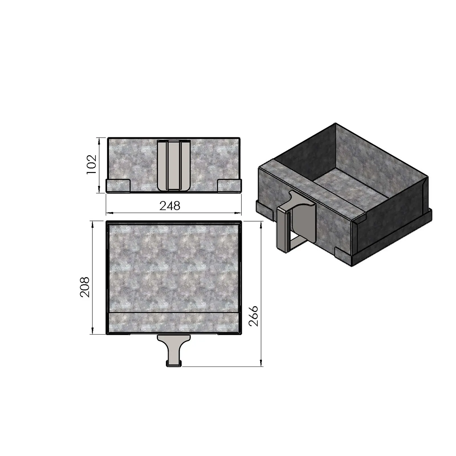 Reservedele til TermaTech TT20 (Reservedele: Askeskuffe)