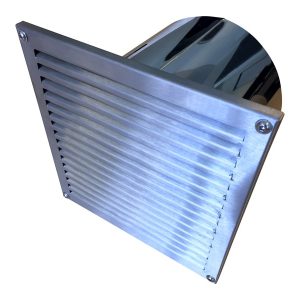 Udeluftgitter Ø100 rustfrit