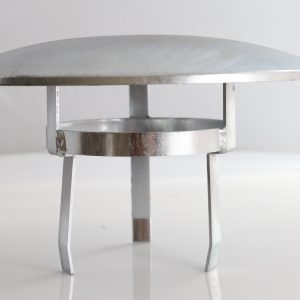 Røg-/regnhætte Ø150 mm - galvaniseret.