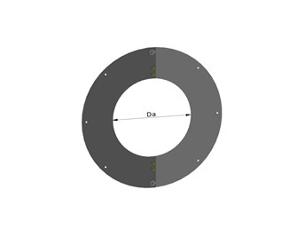 Loftskrave 2-delt 0-10 gr. sort