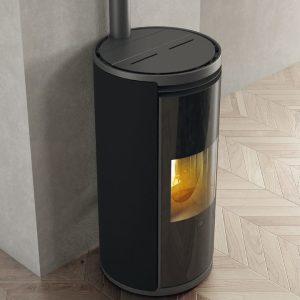 Edilkamin Evia2 UP sort - topudgang (8,2 kW)