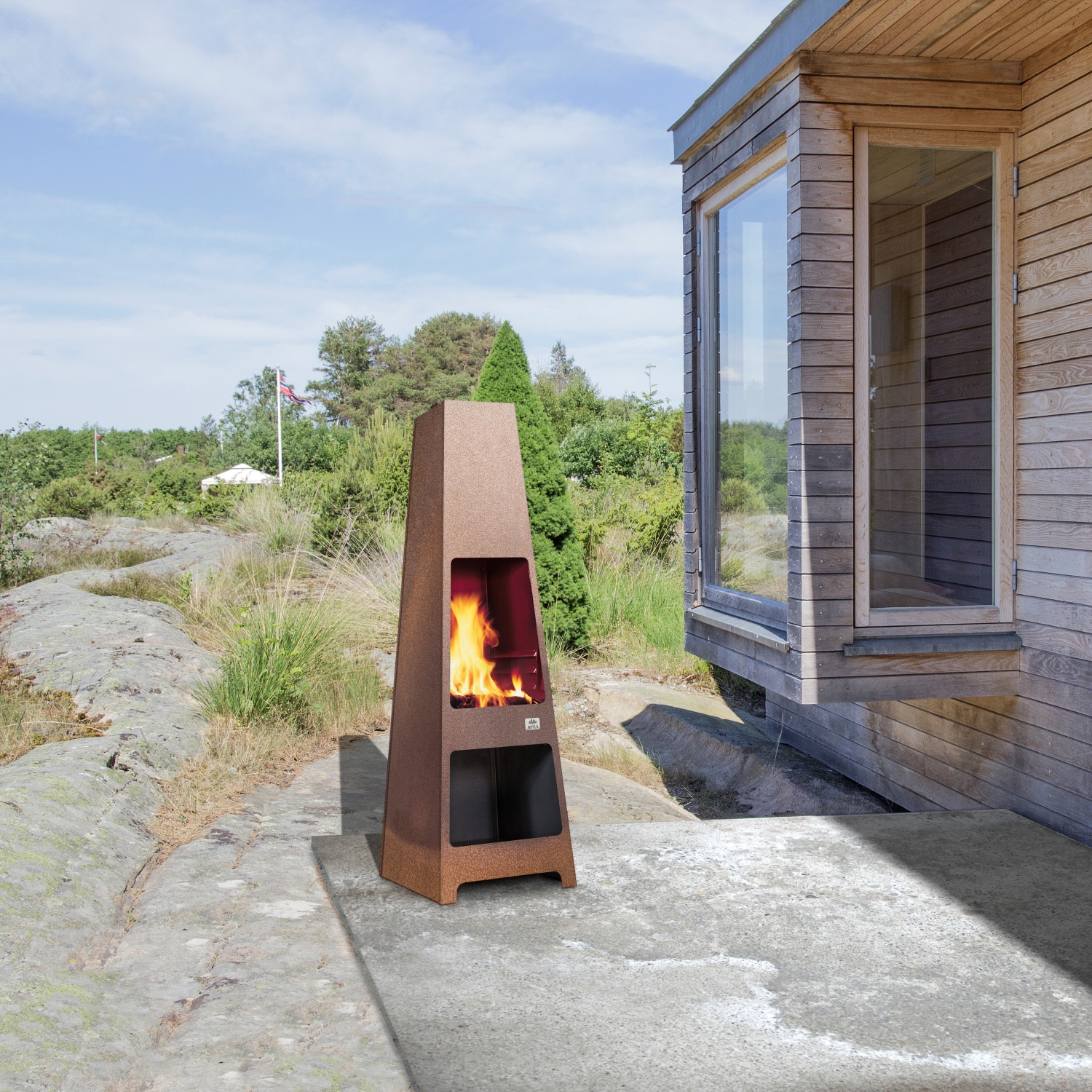 Jøtul Loke Corten Havepejs