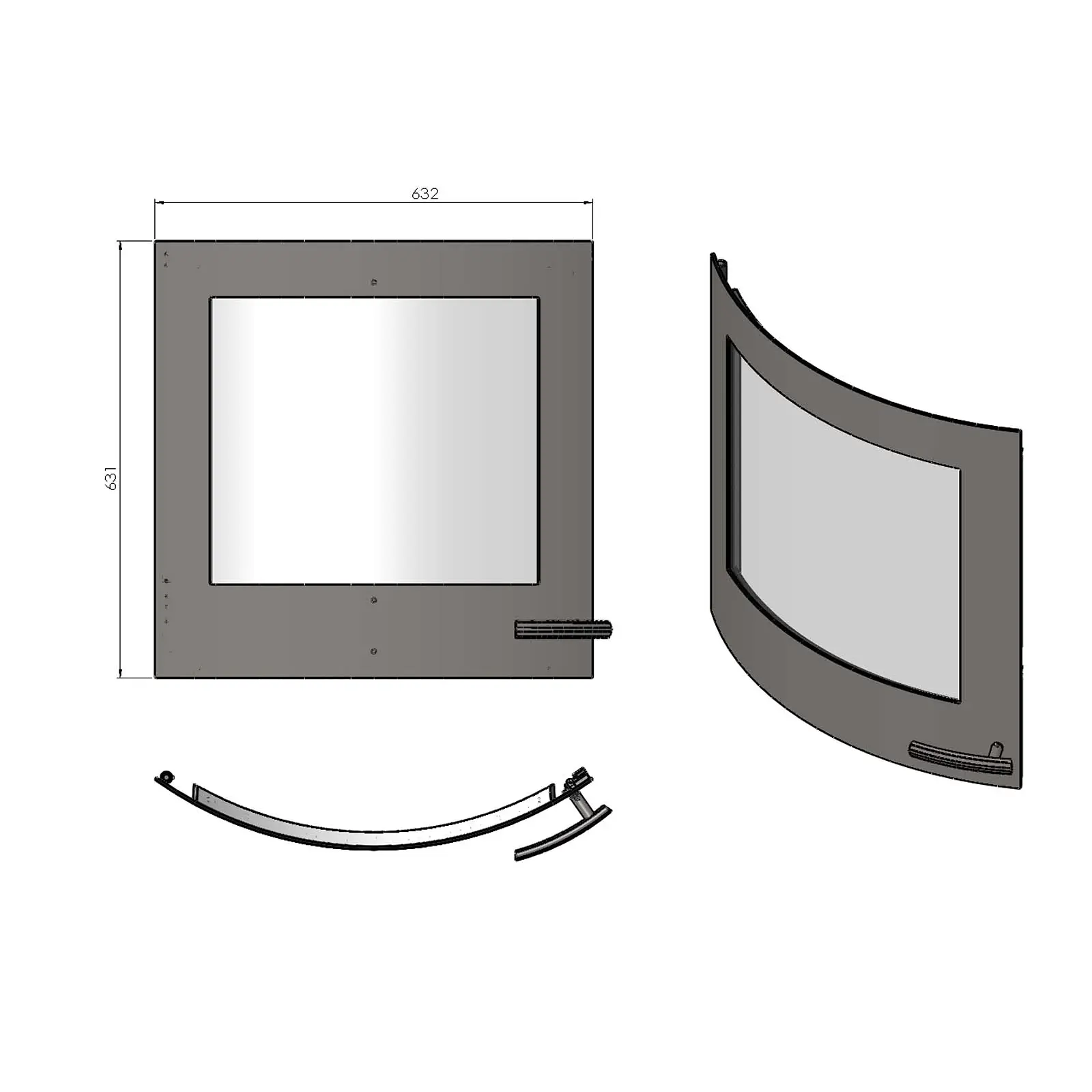 Reservedele til TT22 (Reservedele: Komplet låge (sort))