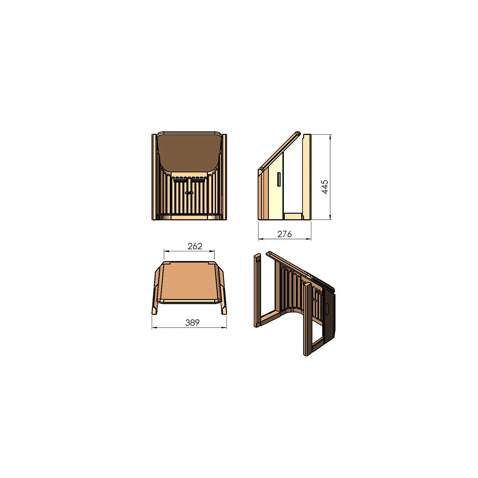 Reservedele til TermaTech TT30 Serien (Reservedele: Skamolsæt komplet ovne med sideglas)