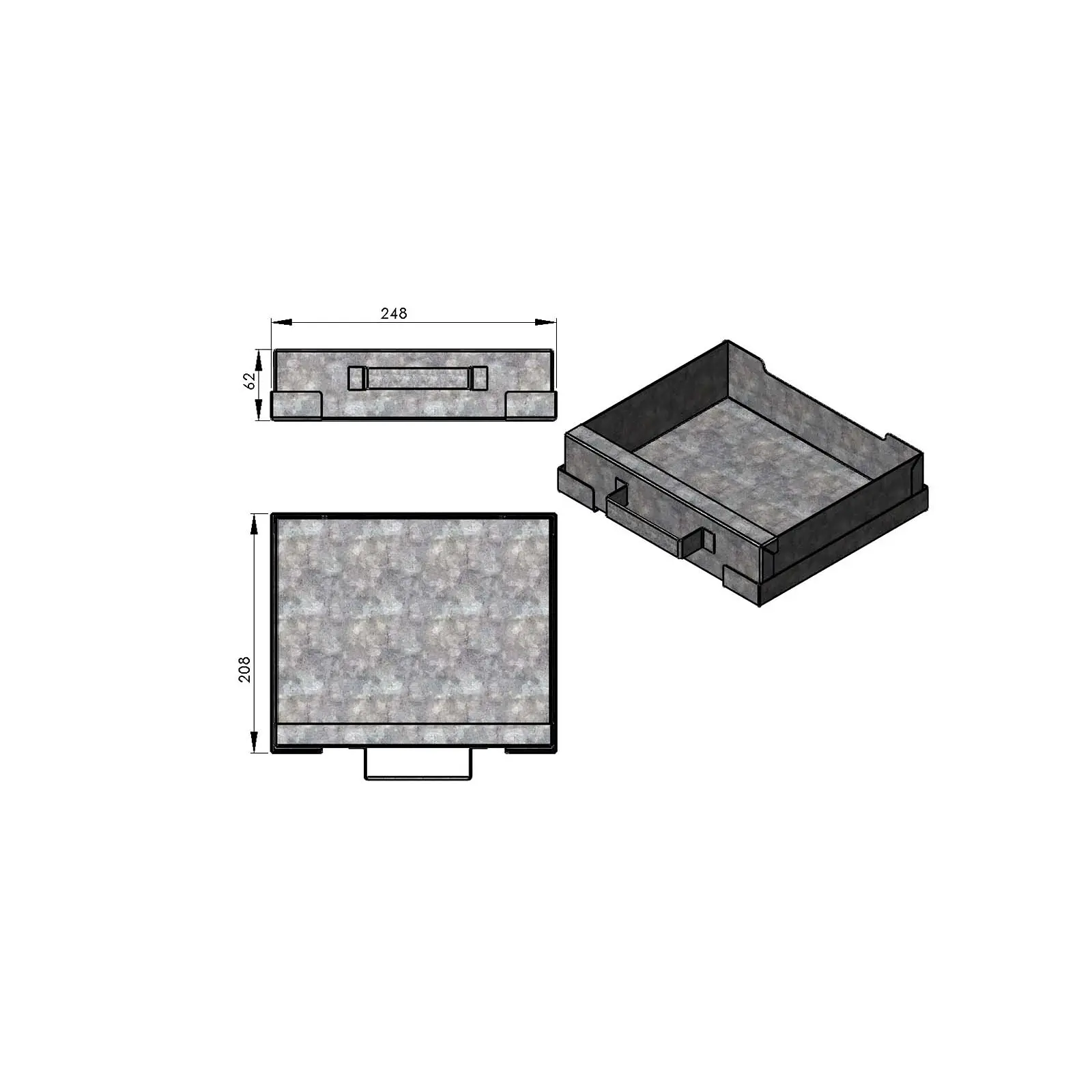 Reservedele til TermaTech TT30 Serien (Reservedele: Askeskuffe)